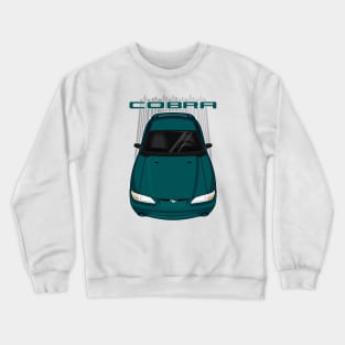 Mustang Cobra 1994 to 1998 SN95 - Green Crewneck Sweatshirt